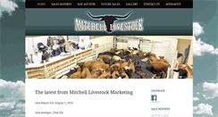 Desktop Screenshot of mitchelllivestockauction.com