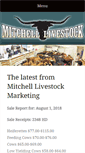 Mobile Screenshot of mitchelllivestockauction.com